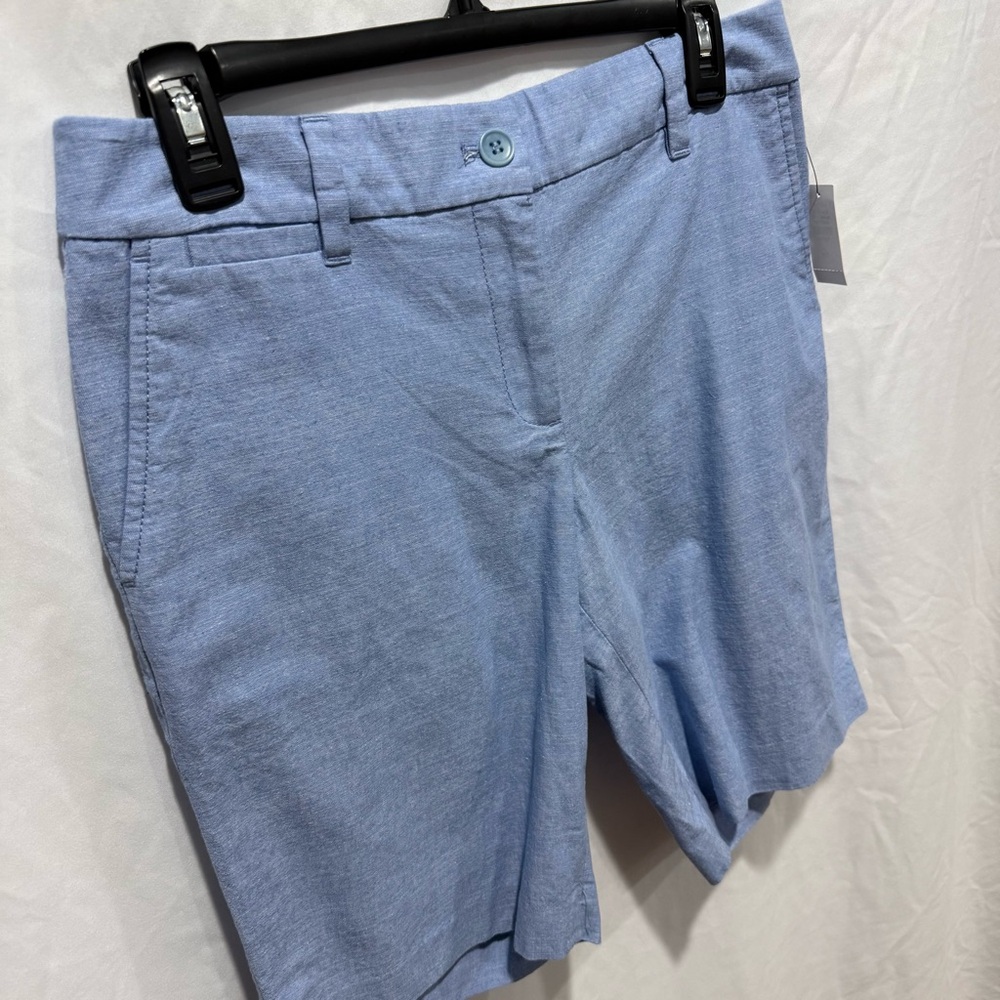 Talbots‎ Perfect Short 9.5 Inch Inseam Chambray Lightweight Stretch 6P Petite - Picture 3 of 10